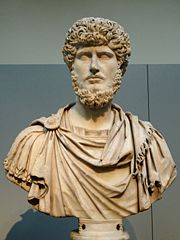 Büste des Kaisers Lucius Verus im British Museum, London