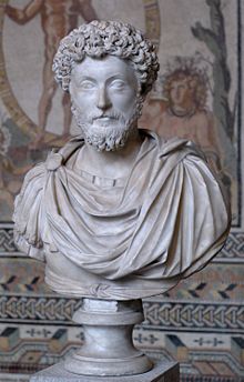 Büste des Kaisers Mark Aurel in der Münchener Glyptothek