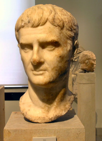 Büste des Marcus Vipsanius Agrippa im Alten Museum in Berlin