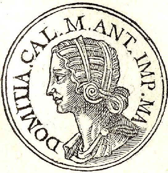 Mark Aurels Mutter aus Promptuarii iconum insigniorum von G.Rouille, 16.Jhdt.