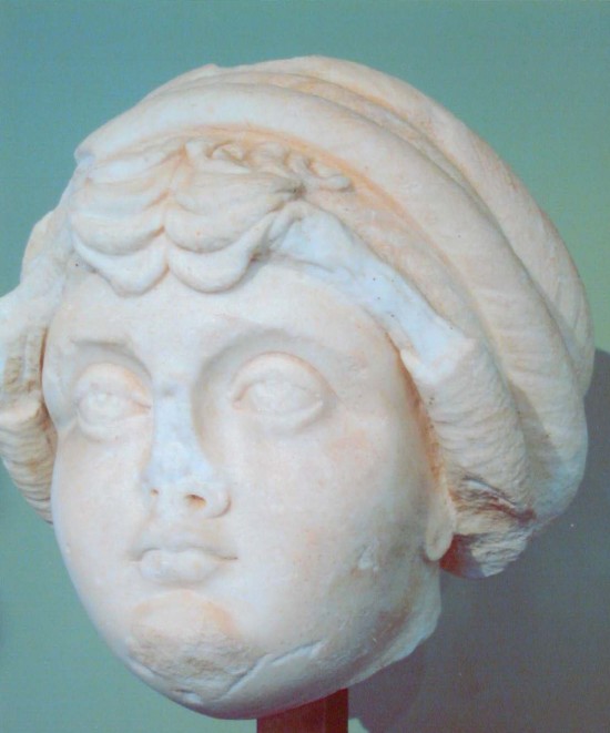 Portraitkopf der Eutropia im Raymond Museum, Toulouse