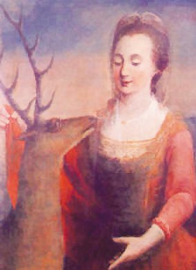 Ida mit dem Hirsch, Josef Meurer, 1700