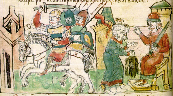Darstellung Igors in der russischen Radziwil-Chronik