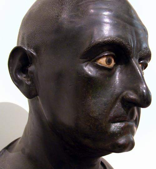 Bronzekopf des Scipio aus dem archäologischen Nationalmuseum, Neapel